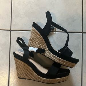 Ardene Cork Heel Sandal Wedges